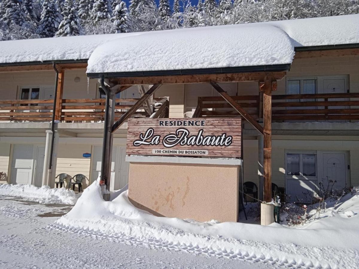Babaute 7, Studio Typique Au Pied Des Pistes Prémanon Eksteriør bilde